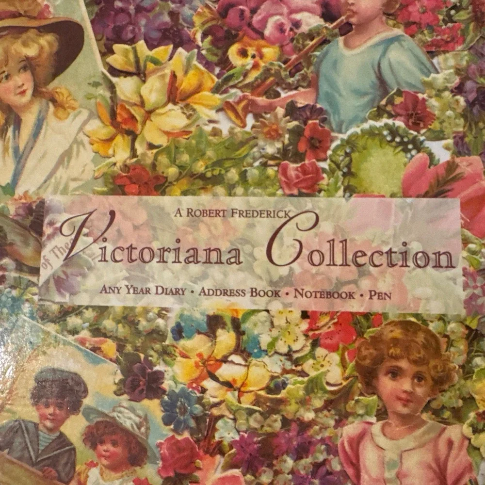 1998 Robert Frederick Victorian Collection Planner Set Diary Address Book NEW
